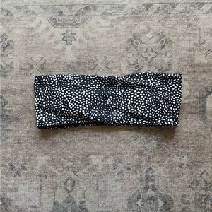 Zaful Black and White Polka Dot Swimsuit Top